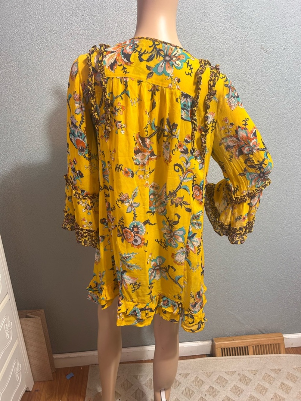 Anthropologie sheer tunic dress size medium - Picture 6 of 11